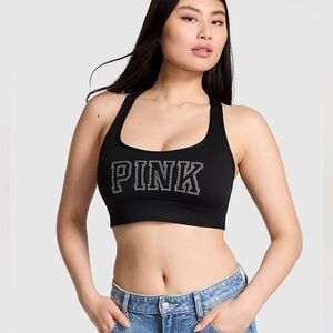 PINK RELAY RACERBACK SPORTS BRA